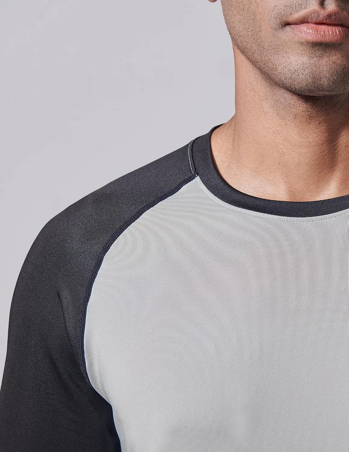 3 Pack: Men's Long Sleeve T Shirts, Dry Fit UV Sun Protection Hiking Athletic Active Tops with Thumb Holes