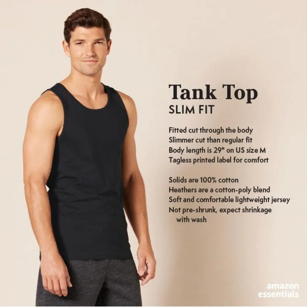 Amazon Essentials Slim-Fit Men's Tank - Casual Wear