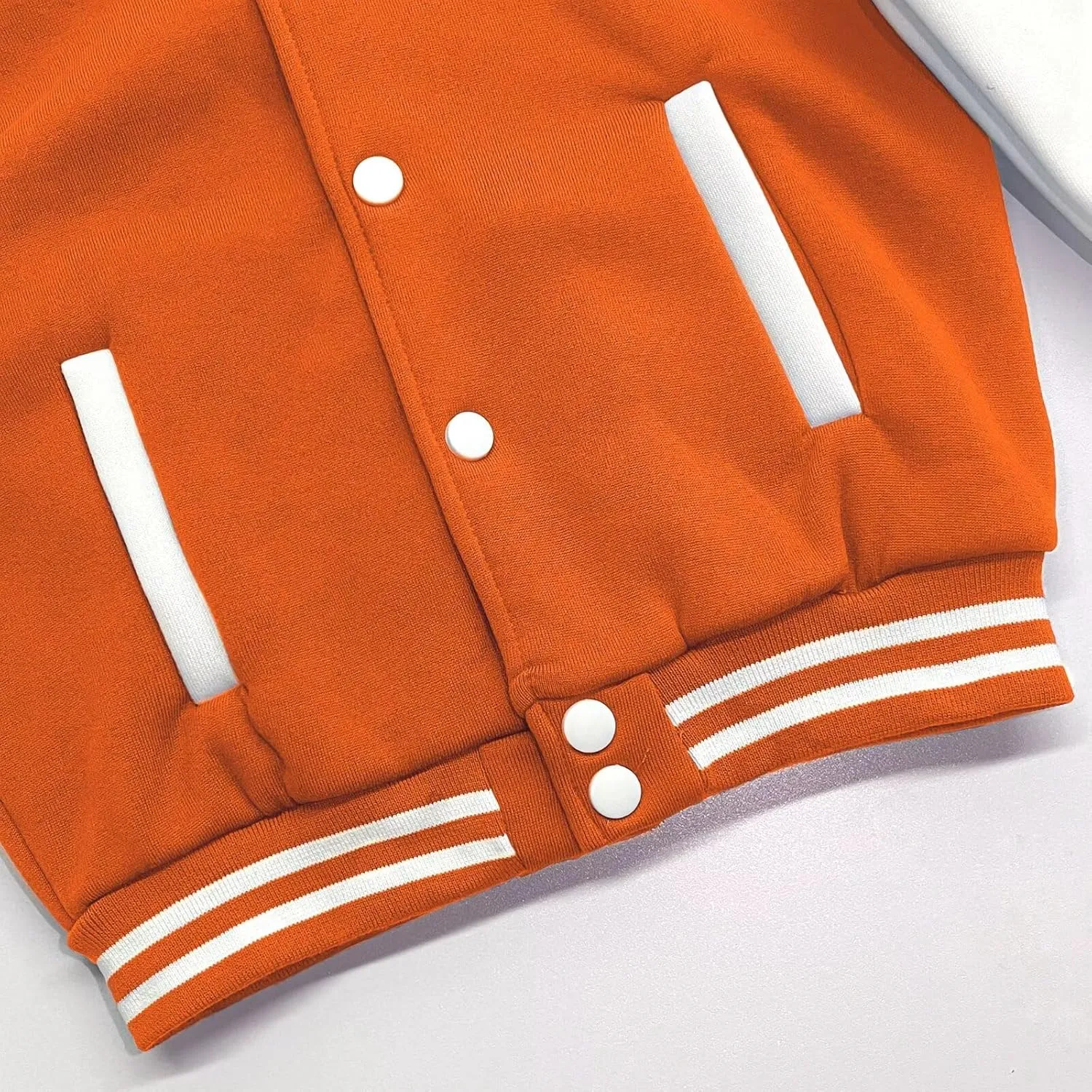 babyhealthy Kids Boys Varsity Jacket Baseball Jacket Casual Sport Cardigan Sweatshirt Youth 2-13 Year