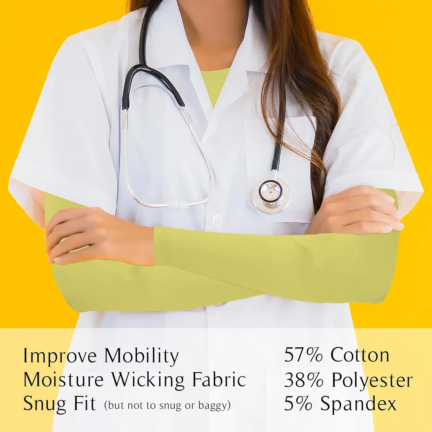 BaHoki Essentials Long Sleeve Undershirts for Scrubs - Great Stretch and Layering Piece - 3 Pack