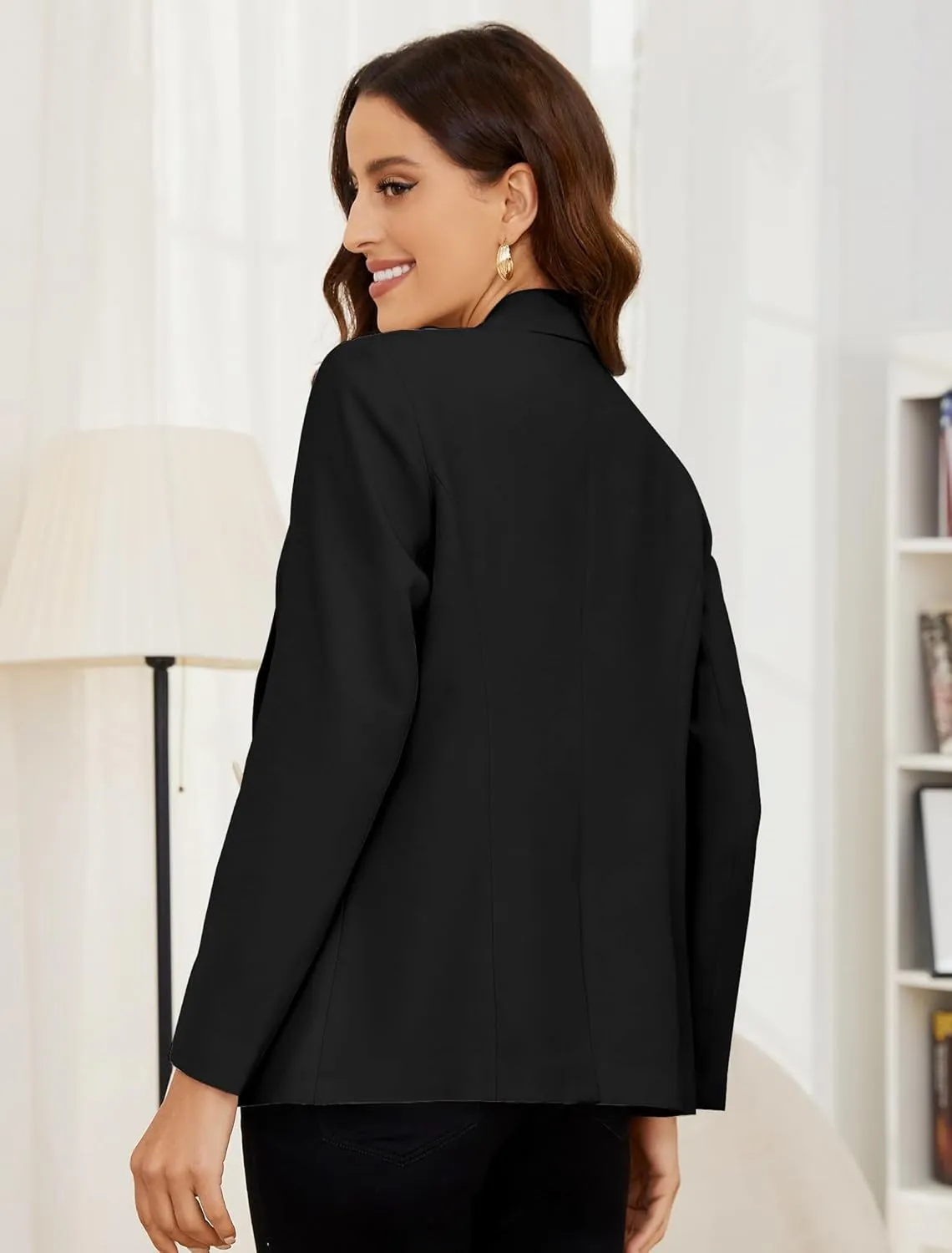 Blazer Jackets for Women: Classic Black Blazer Women, Timeless Women's Blazer - Perfect for Any Occasion