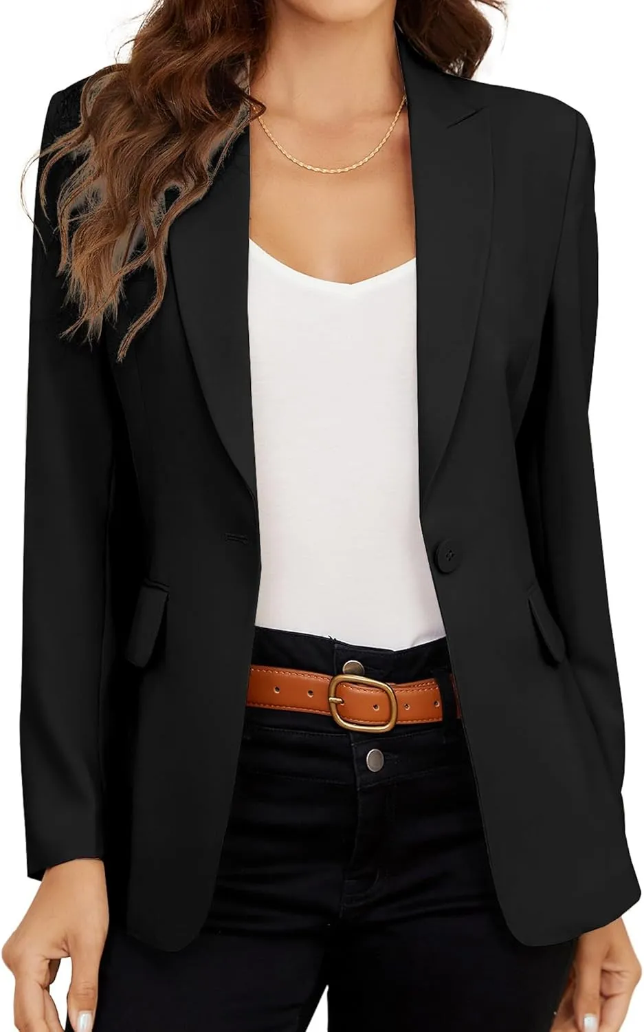Blazer Jackets for Women: Classic Black Blazer Women, Timeless Women's Blazer - Perfect for Any Occasion