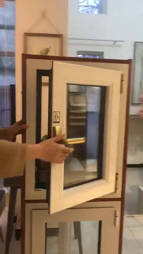 Boston 10mm tempered glass window 2 panels opening aluminum casement windows by Doorwin