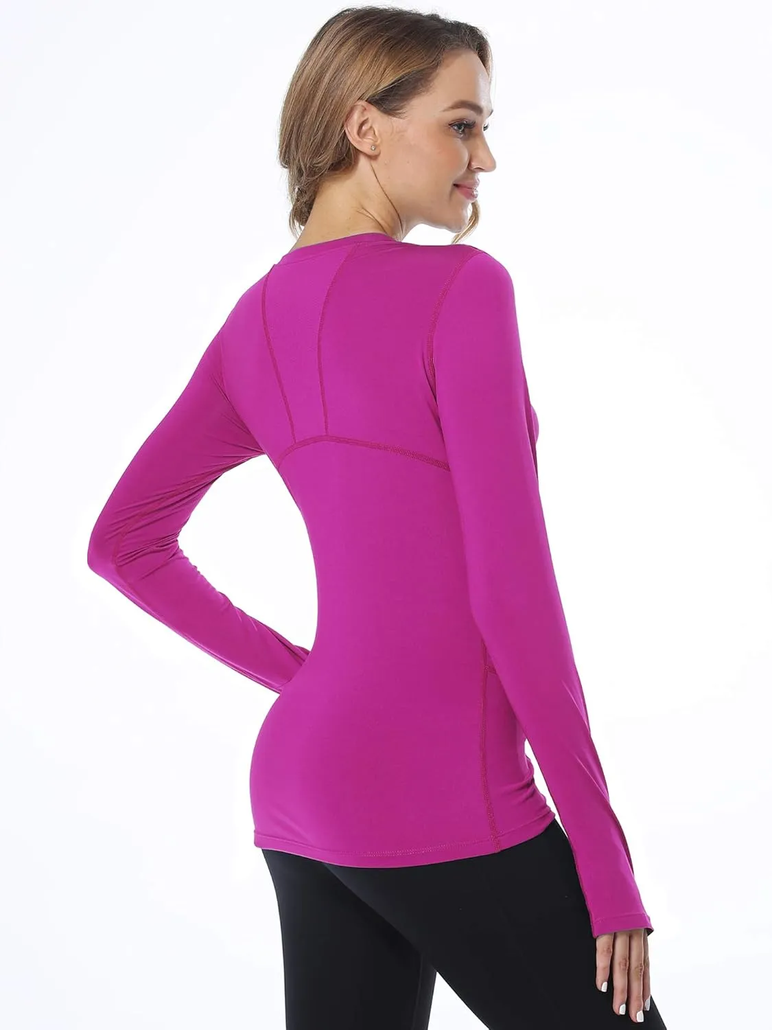 CADMUS Quick-Drying Running Long Sleeve Shirt for Women Workout Shirts