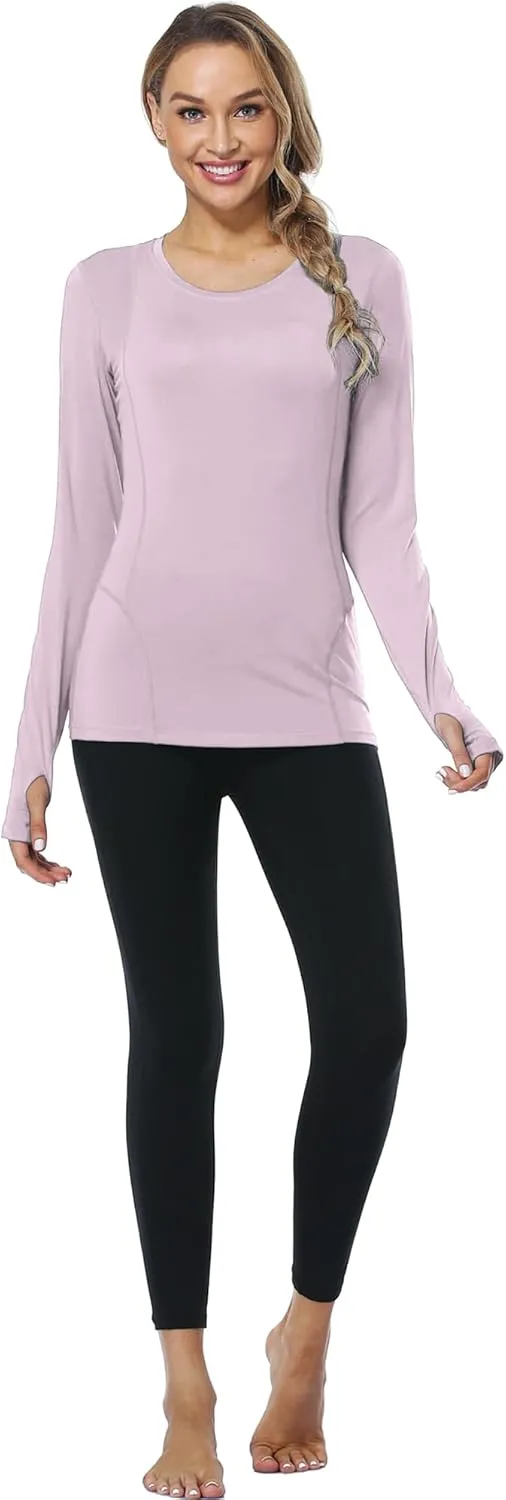 CADMUS Quick-Drying Running Long Sleeve Shirt for Women Workout Shirts