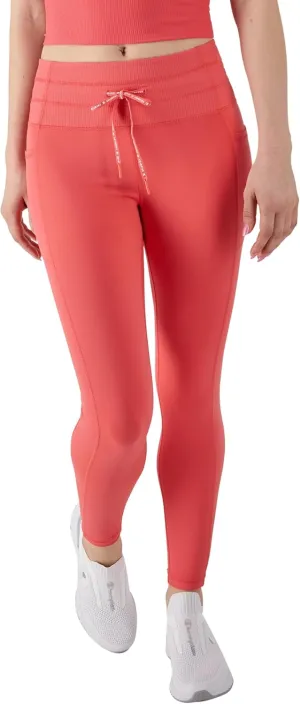 Champion Women's Soft Touch Moisture Wicking Drawcord 25" Leggings