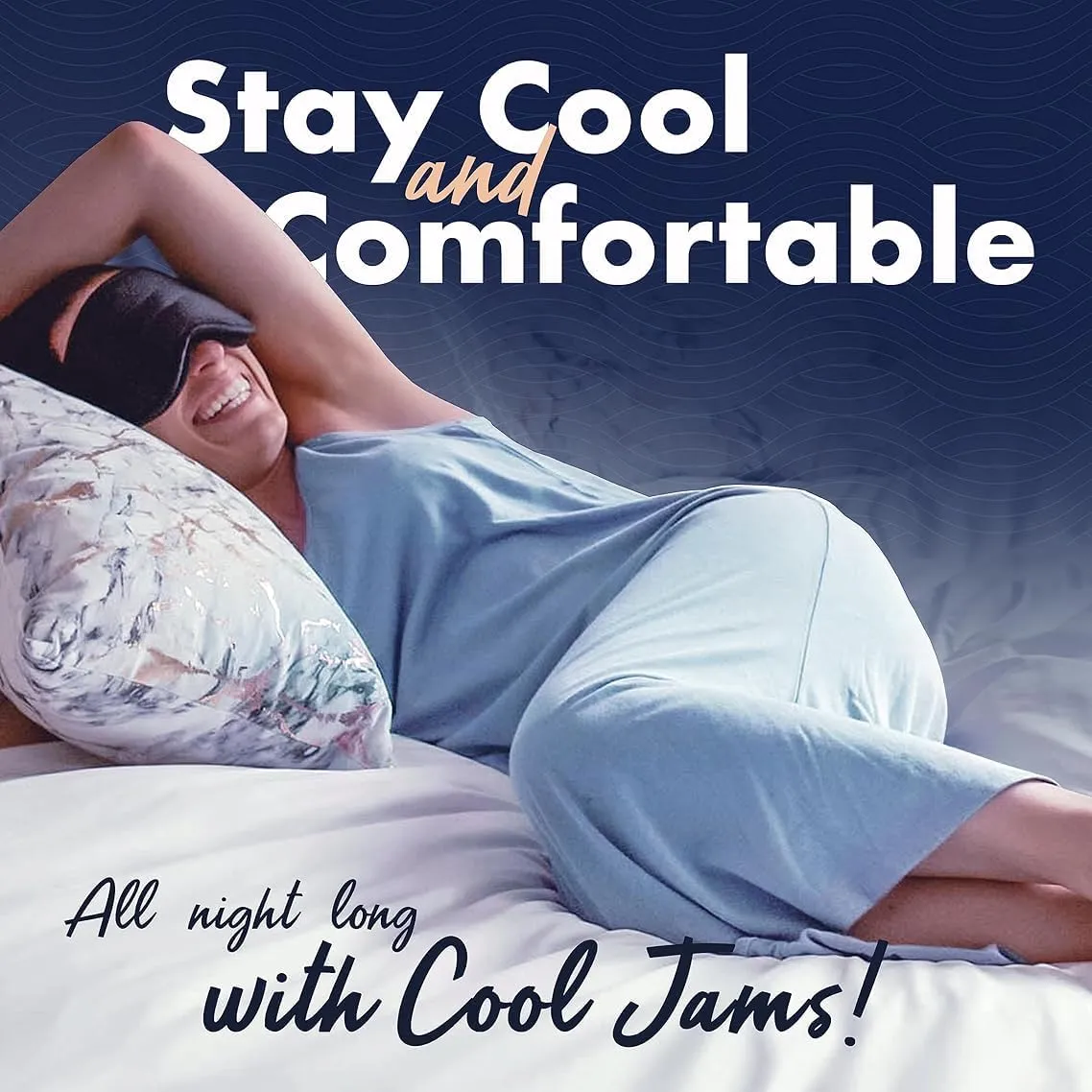 Cool-jams Moisture Wicking Mix and Match Ladies Gathered Tank Separate