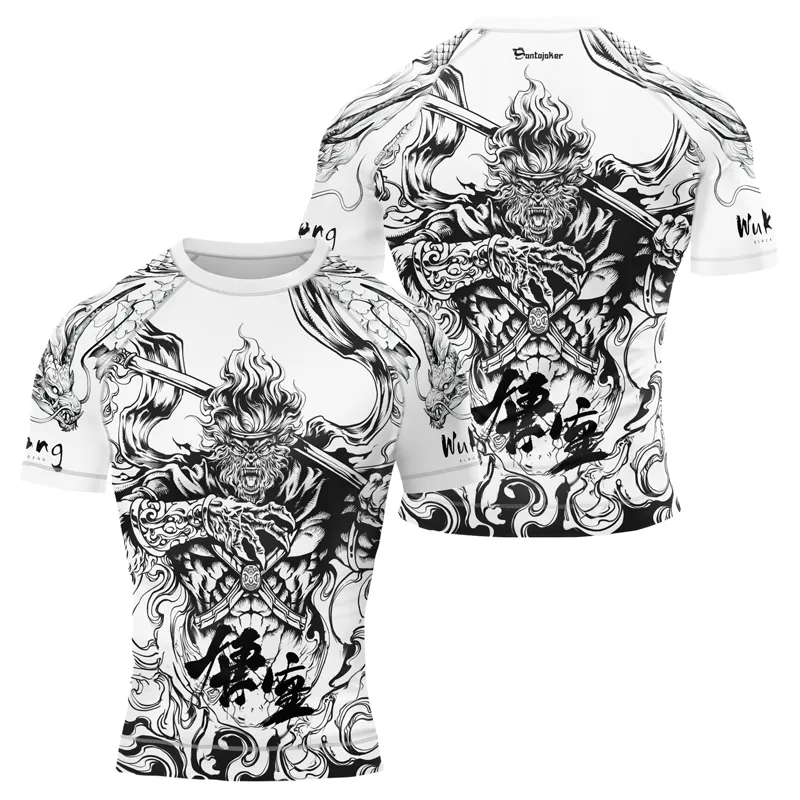 Dragonbound Monkey King Men's Short Sleeve Rash Guard