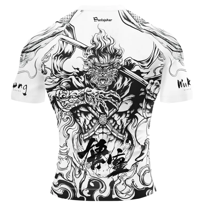 Dragonbound Monkey King Men's Short Sleeve Rash Guard