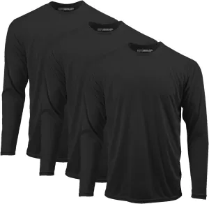 DRI-Equip Long Sleeve Moisture Wicking Athletic Shirts