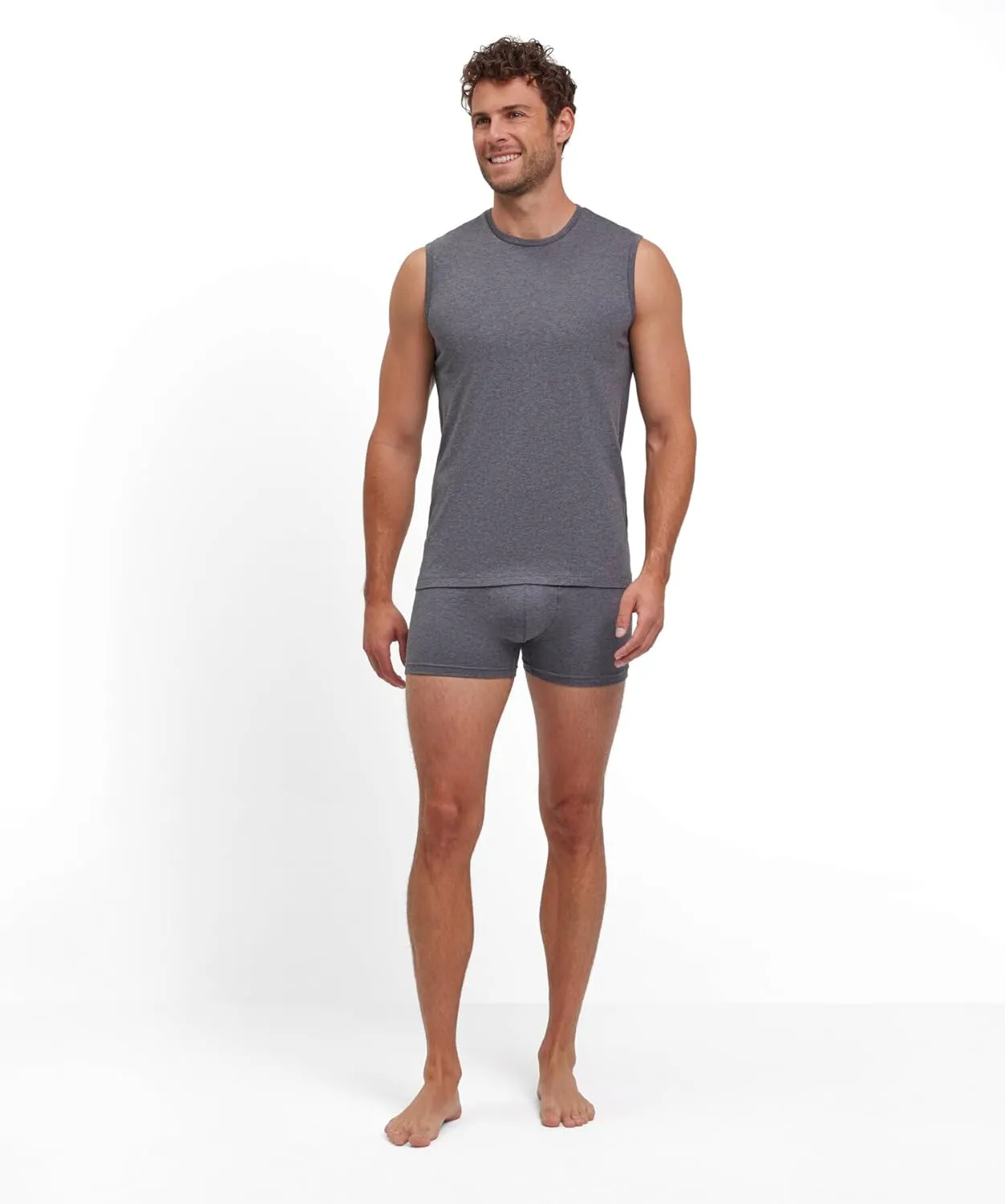 FALKE Men's Daily Comfort Crew Neck Muscle Shirt 2-Pack