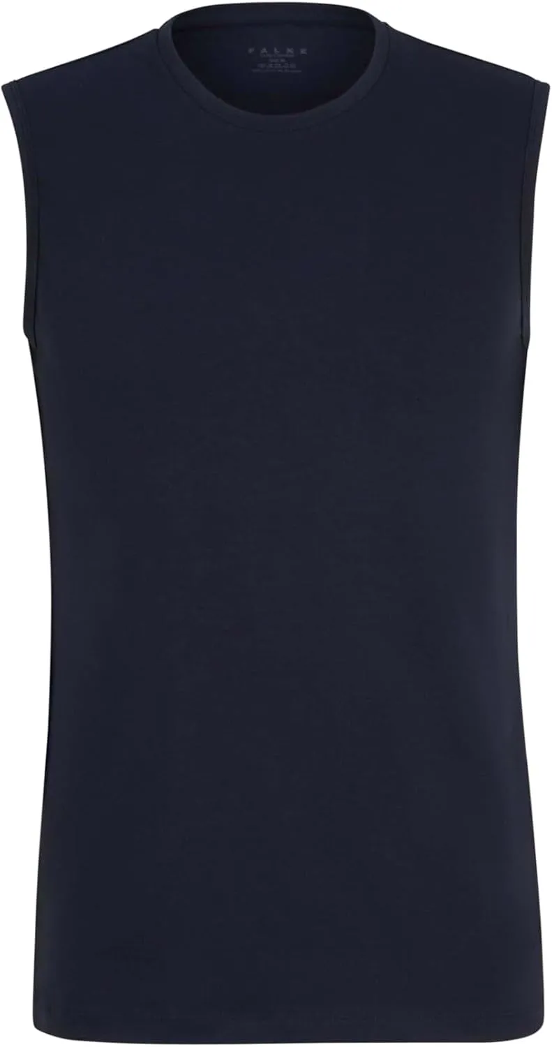 FALKE Men's Daily Comfort Crew Neck Muscle Shirt 2-Pack