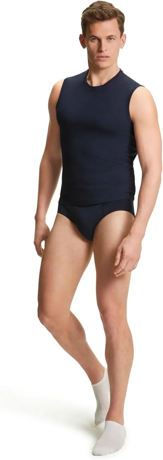 FALKE Men's Daily Comfort Crew Neck Muscle Shirt 2-Pack