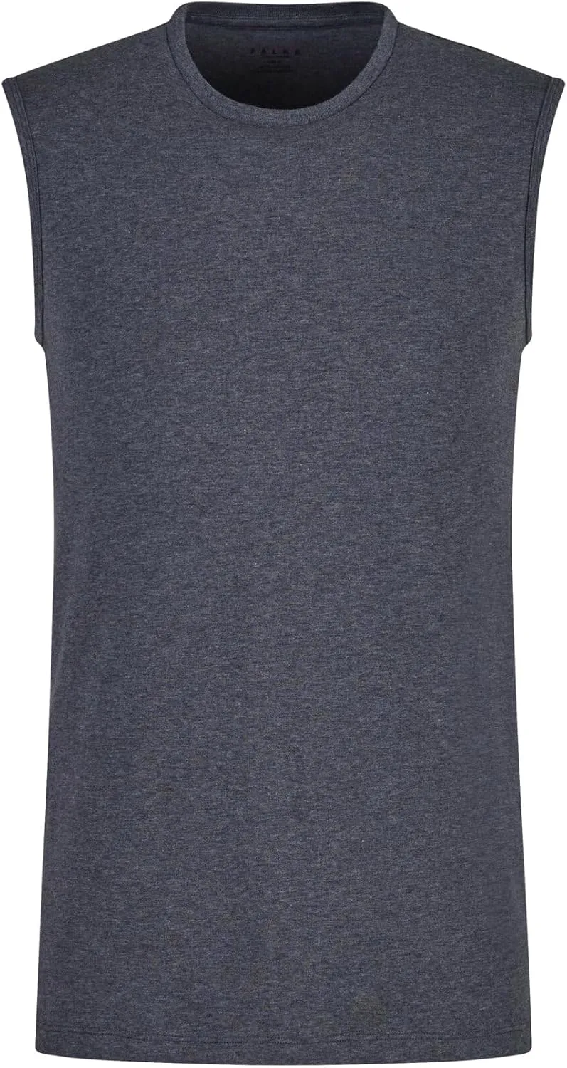 FALKE Men's Daily Comfort Crew Neck Muscle Shirt 2-Pack