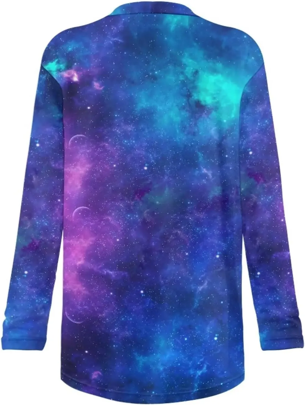 Forchrinse Rainbow Heart Long Sleeve Sweater for Women Colorful Cardigan Coat Fall Causal Open Front Cropped Cardigan,S-2XL