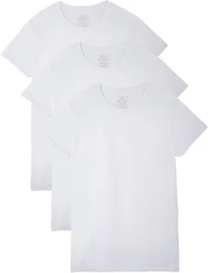 Fruit of the Loom Men's Big and Tall Tag-free Undershirts