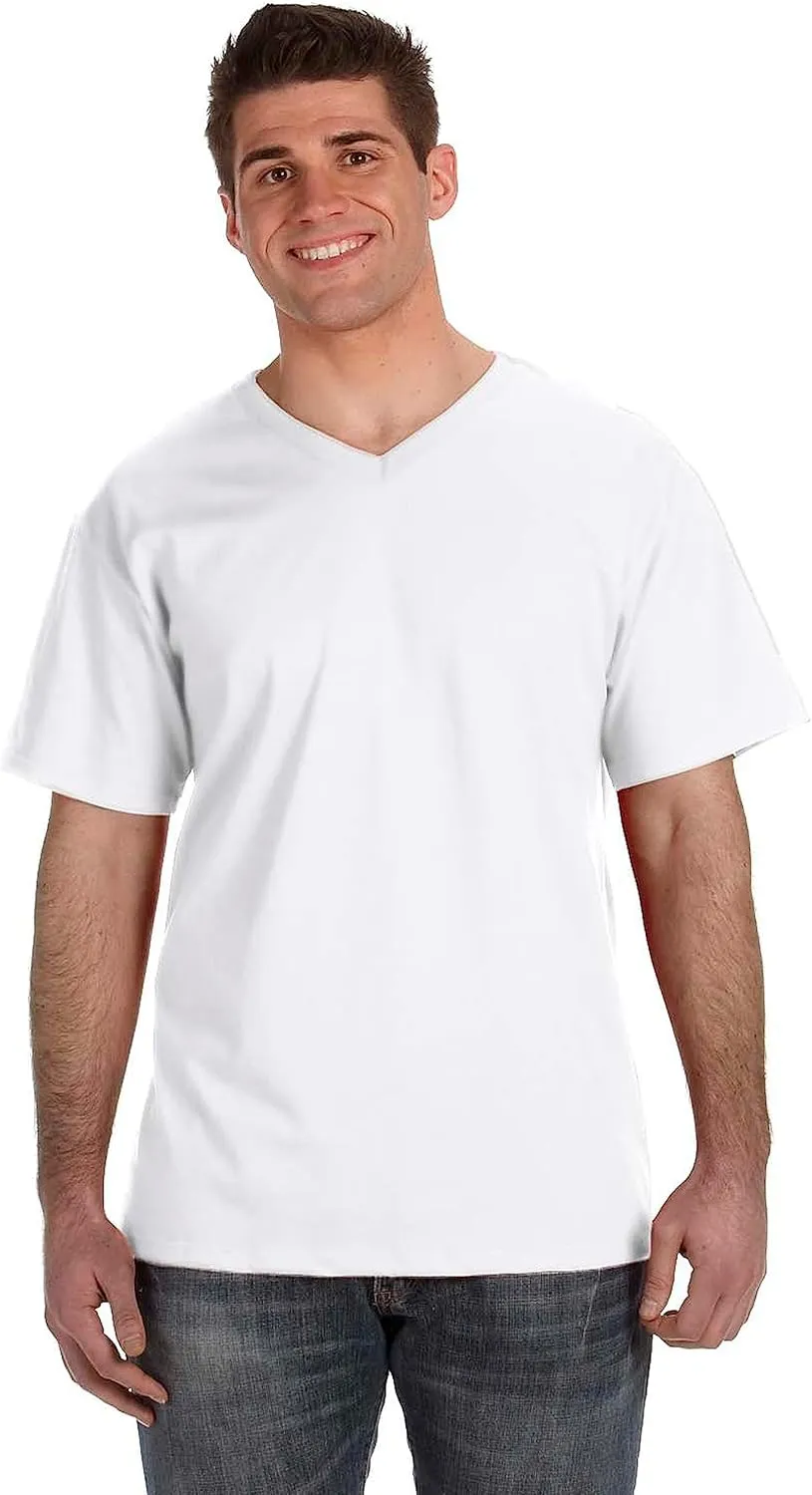 Fruit of the Loom Men's V-Neck T-Shirt Multipack