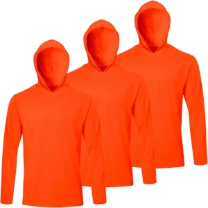 Gary Com 5 Packs Men Long Sleeve T-Shirts Quick Dry Athletic Running Activewear Workout Hoodies UPF 50  Sun Protection
