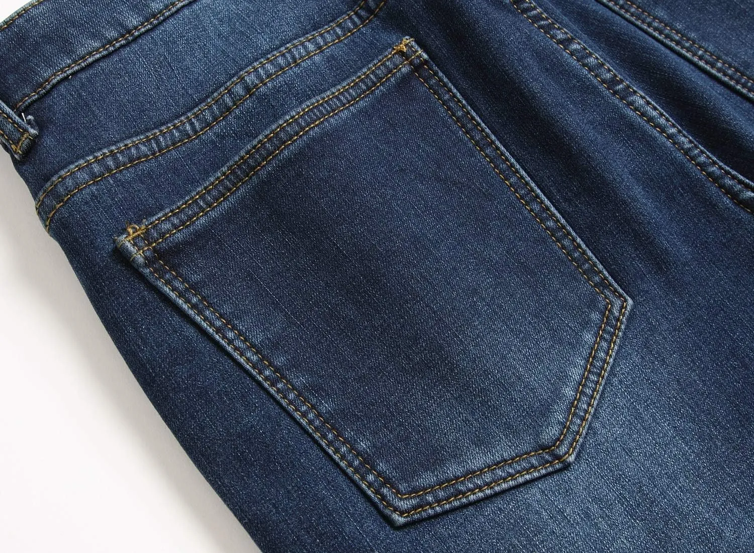 GUNLIRE Men's Thermal Fleece Lined Jeans Winter Slim Fit Thicken Stretch Warm Denim Pants