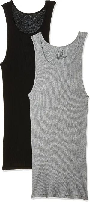 Hanes Men's ComfortSoft Moisture Wicking Tagless Tank Undershirts-Multipacks