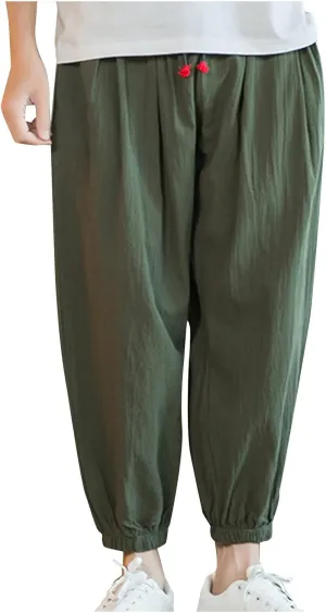 Hiking Pants for Men Lightweight,Men Long Joggers Sweatpants Hiking Pants Classic Comfy Running Tactical Cargo Pants