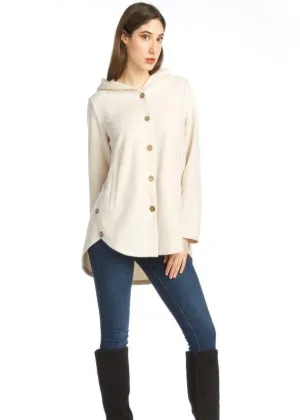 Hooded Button Up Jacket