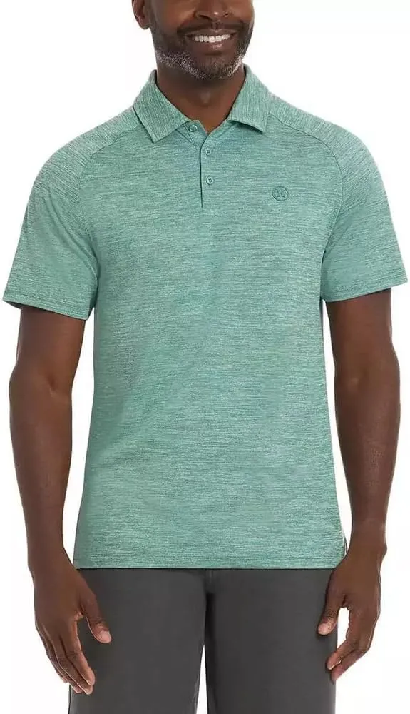 Hurley Men's Ultra Soft Stretch Moisture Wicking Performance Polo Shirt