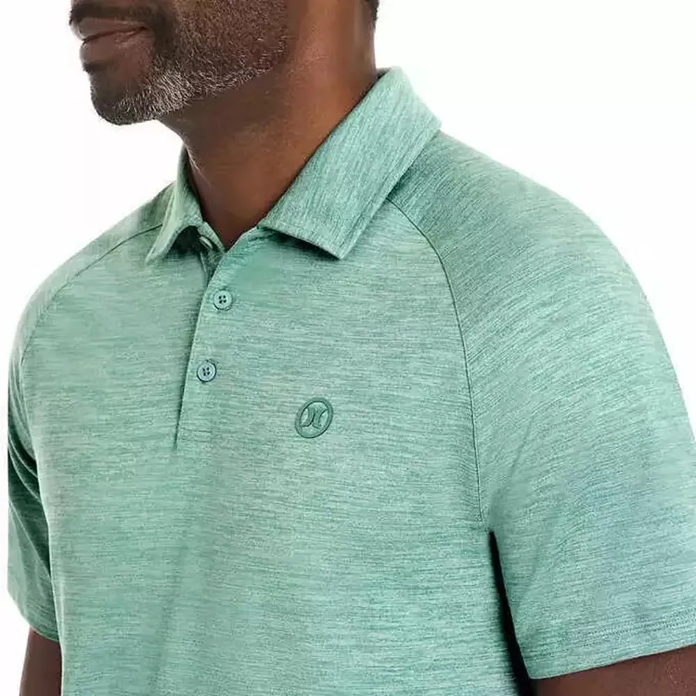 Hurley Men's Ultra Soft Stretch Moisture Wicking Performance Polo Shirt