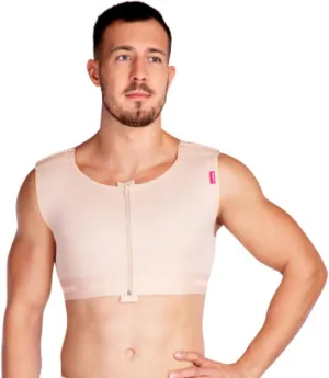 LIPOELASTIC MTmS Comfort - Gynecomastia Compression Vest for Men, Daily Use