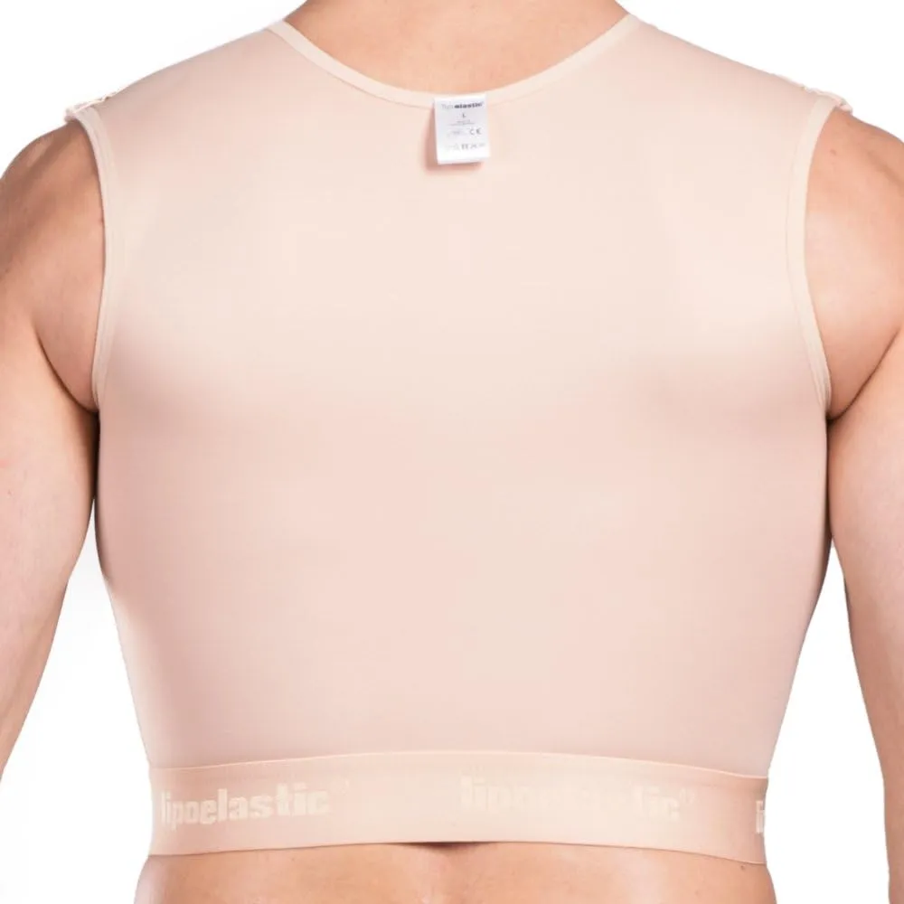 LIPOELASTIC MTmS Comfort - Gynecomastia Compression Vest for Men, Daily Use