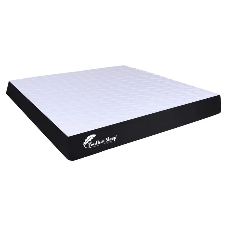 MemoTech Ortho Memory Charcoal Foam Mattress | Dual Side Hard and Soft | 3-Zone Memory Topper   Responsive Charcoal   High Resilience Foam (75x35x5) Single Bed Mattress