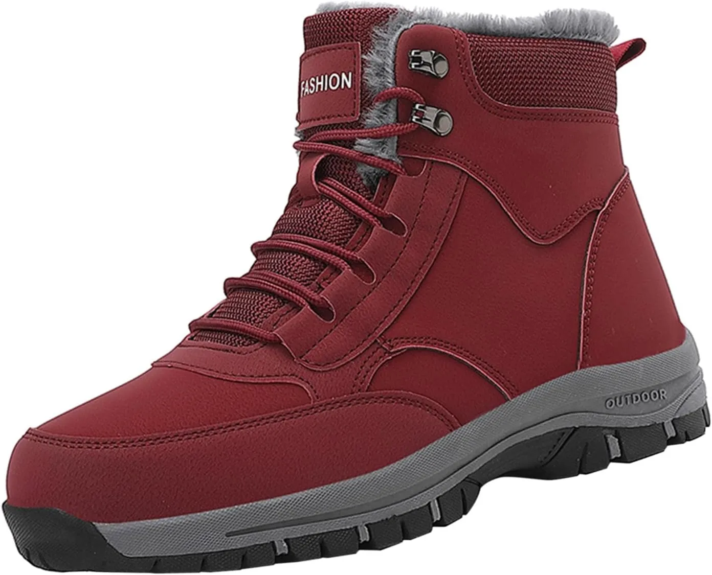 Mens Work Boots Wide Width Hiking Sneakers Ankle Ladies Working Shoes for Women Steel Toe Lightweight Outdoor Botas Mid Ankle Work Casual Hike Grounded Footwear