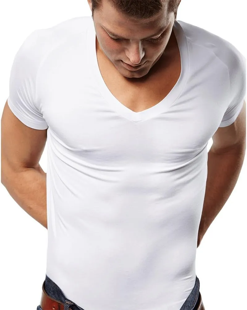 Mr. Davis Comfort Fit Premium Bamboo Viscose Tailored Cut Stylish V Neck Men's Undershirt