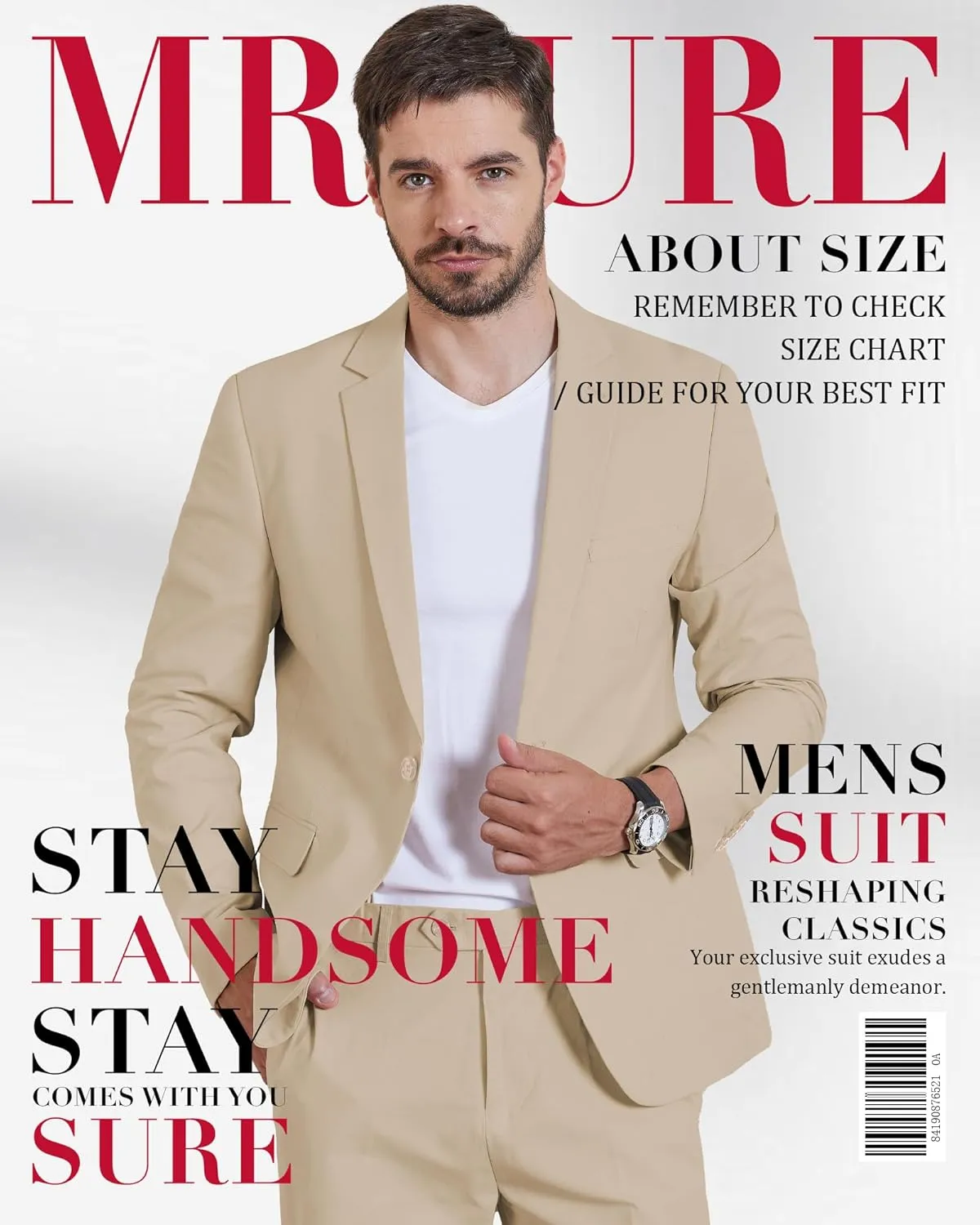 MrSure Mens Linen Blazer, Lightweight Casual Sport Coats, Solid Slim Fit Suit Jacket for Daily