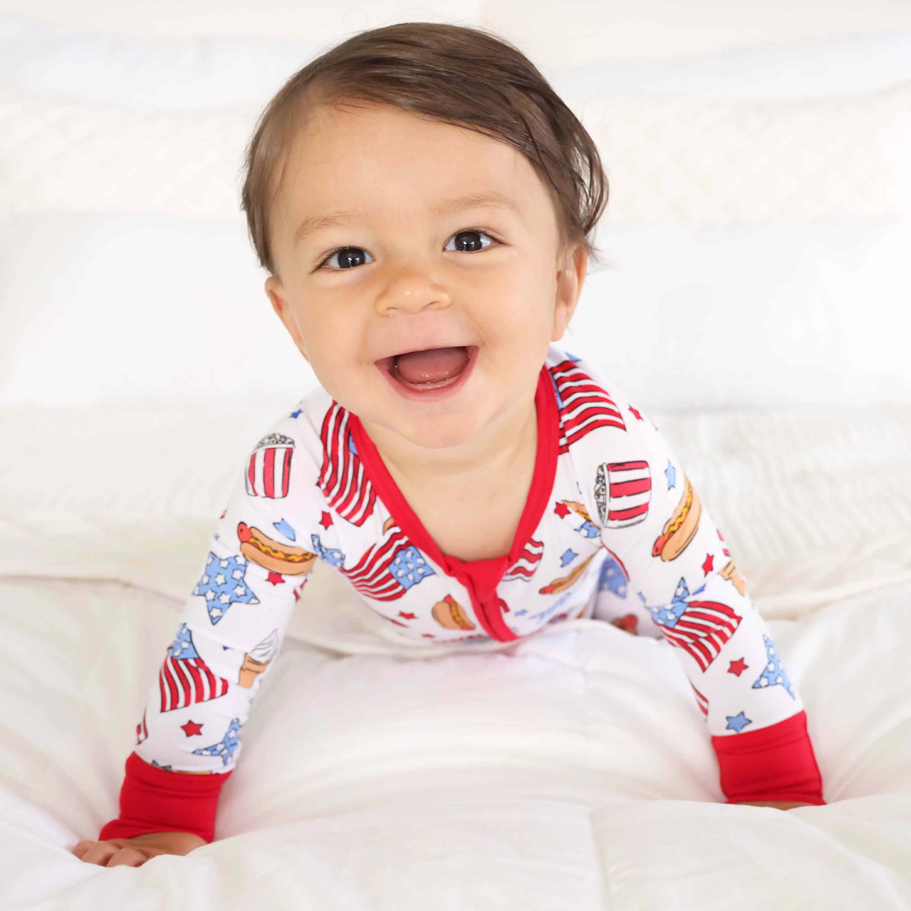 Party in the USA Convertible Zip Romper | Fireworks