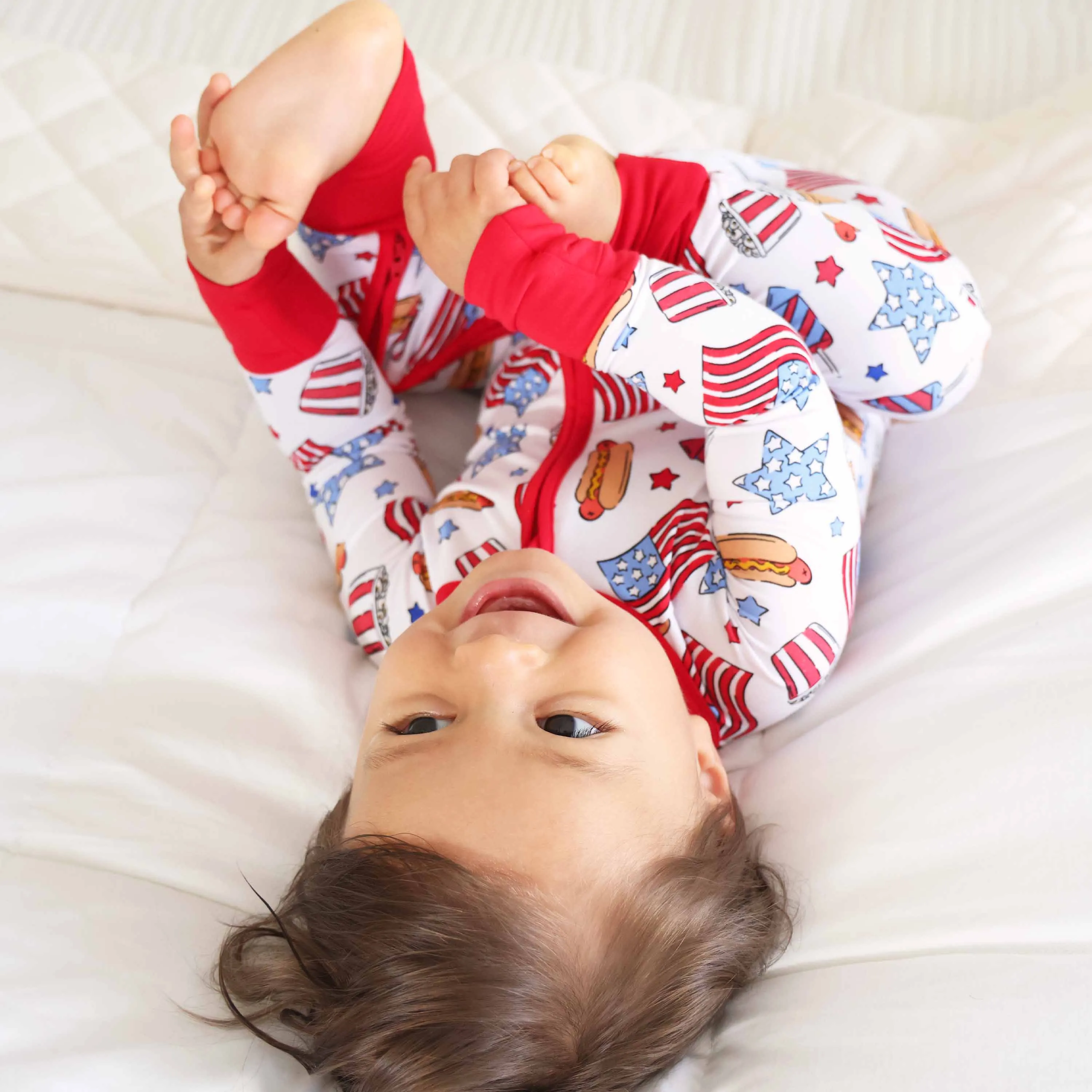 Party in the USA Convertible Zip Romper | Fireworks