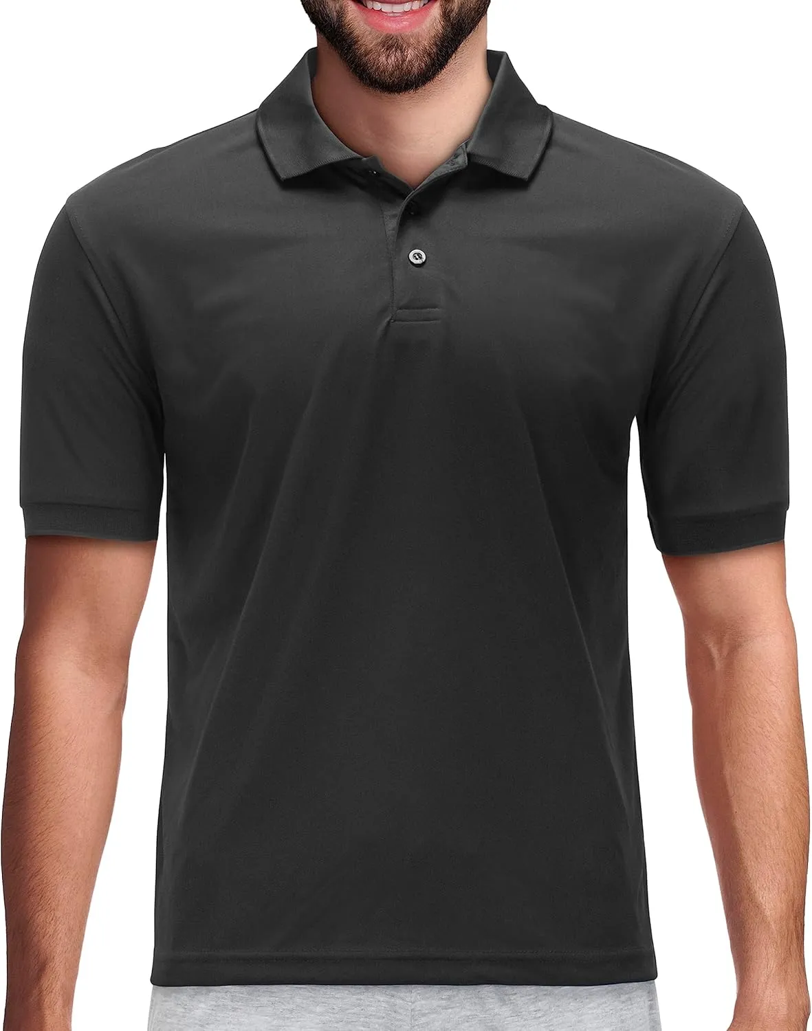 Premium Wear Men's High Moisture Wicking Polo T Shirts