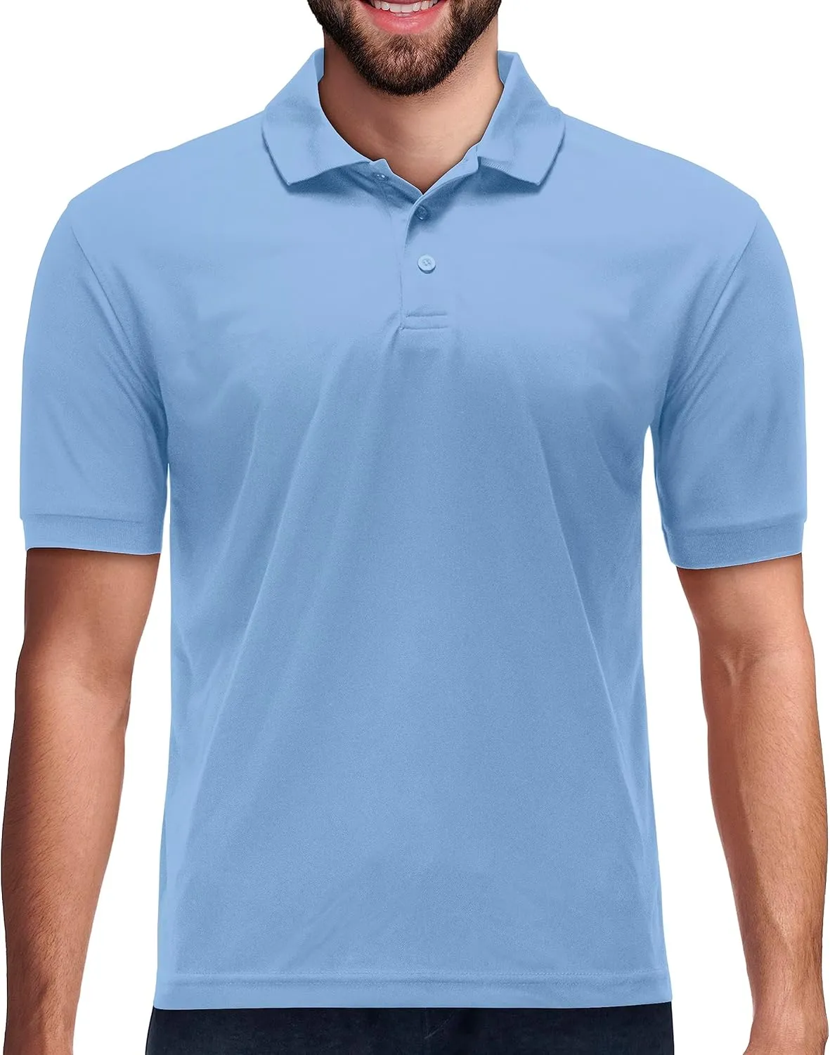 Premium Wear Men's High Moisture Wicking Polo T Shirts