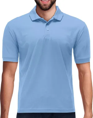 Premium Wear Men's High Moisture Wicking Polo T Shirts