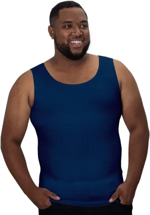 QORE LOGIQ Gynecomastia Compression Shirts for Men - Sleeveless Slimming Undershirts Tummy Control and Body Shaper Tank Top