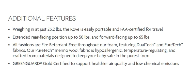 Rove Convertible Car Seat