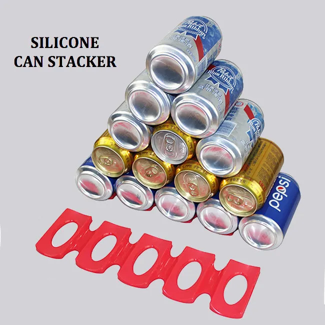 Silicone Can Stacker for soda and wine
