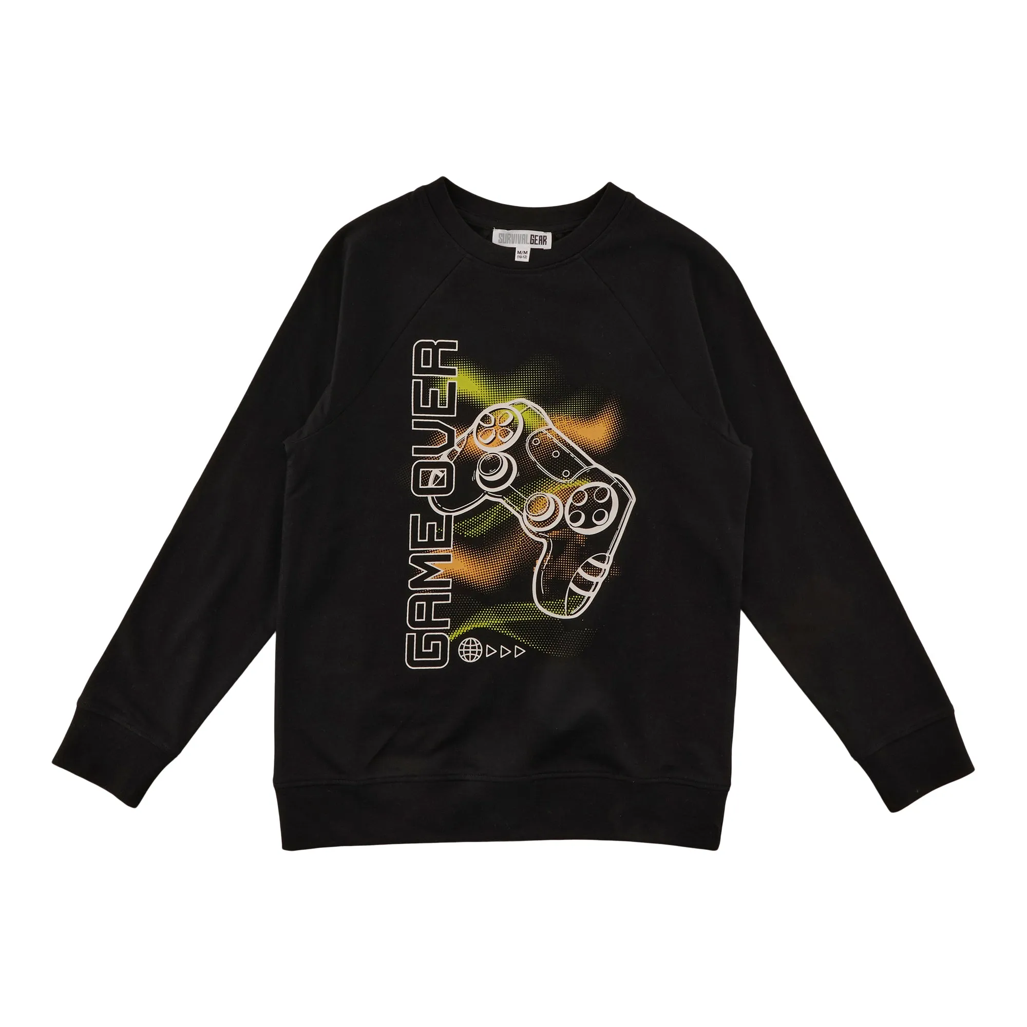 SURVIVAL GEAR Boy's Urban Brights Long Sleeve Crew Neck Top
