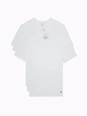 Tommy Hilfiger Men's Cotton Classics V-Neck Undershirts, 3-Pack