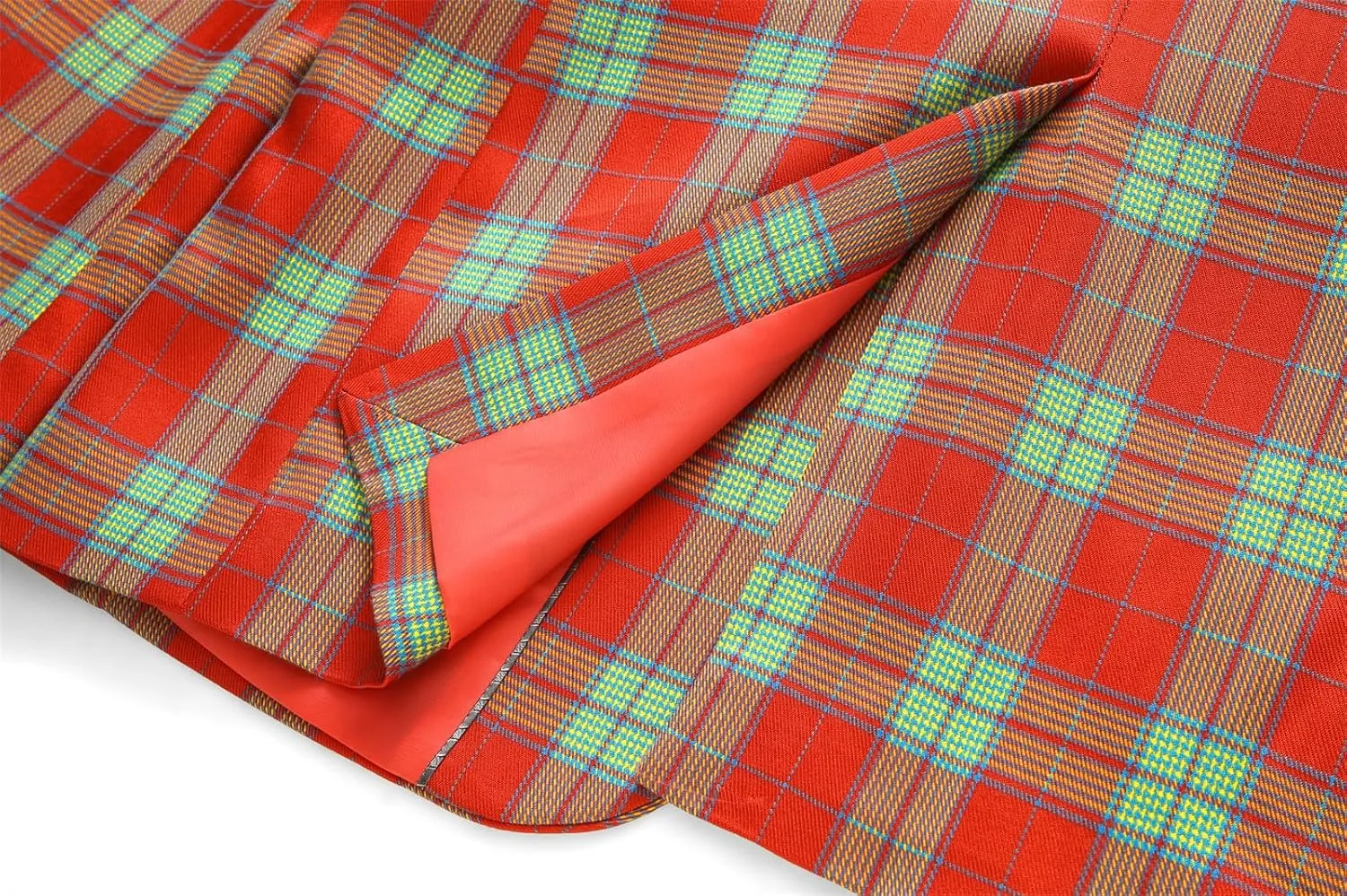 UNINUKOO Men's Blazer Plaid Casual Slim Fit Sport Coats One Button Lightweight Checkered Suit Jacket
