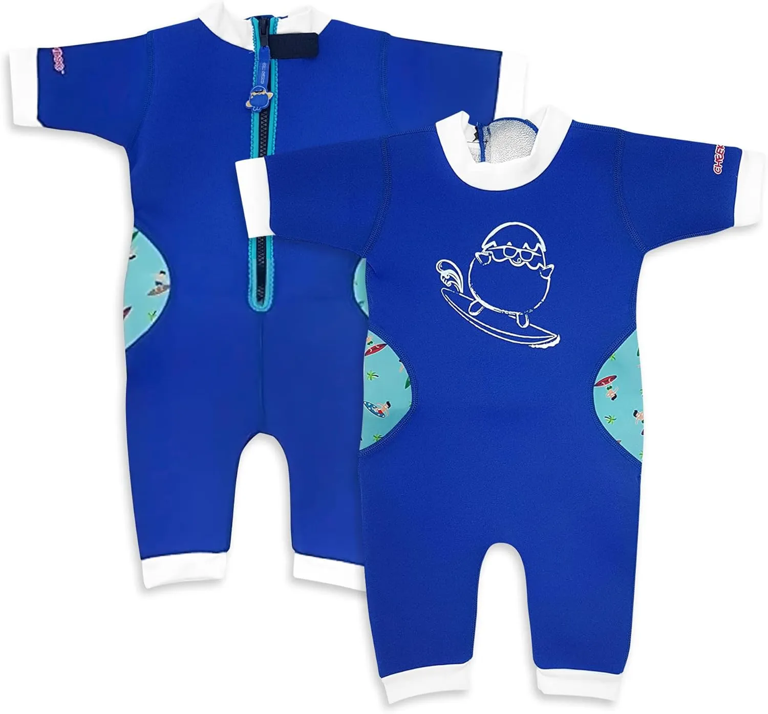 Warmiebabes Baby and Toddler Swimsuit, Thermal Baby Swimsuit Made with UPF50  Neoprene, Quick-Dry Wetsuit