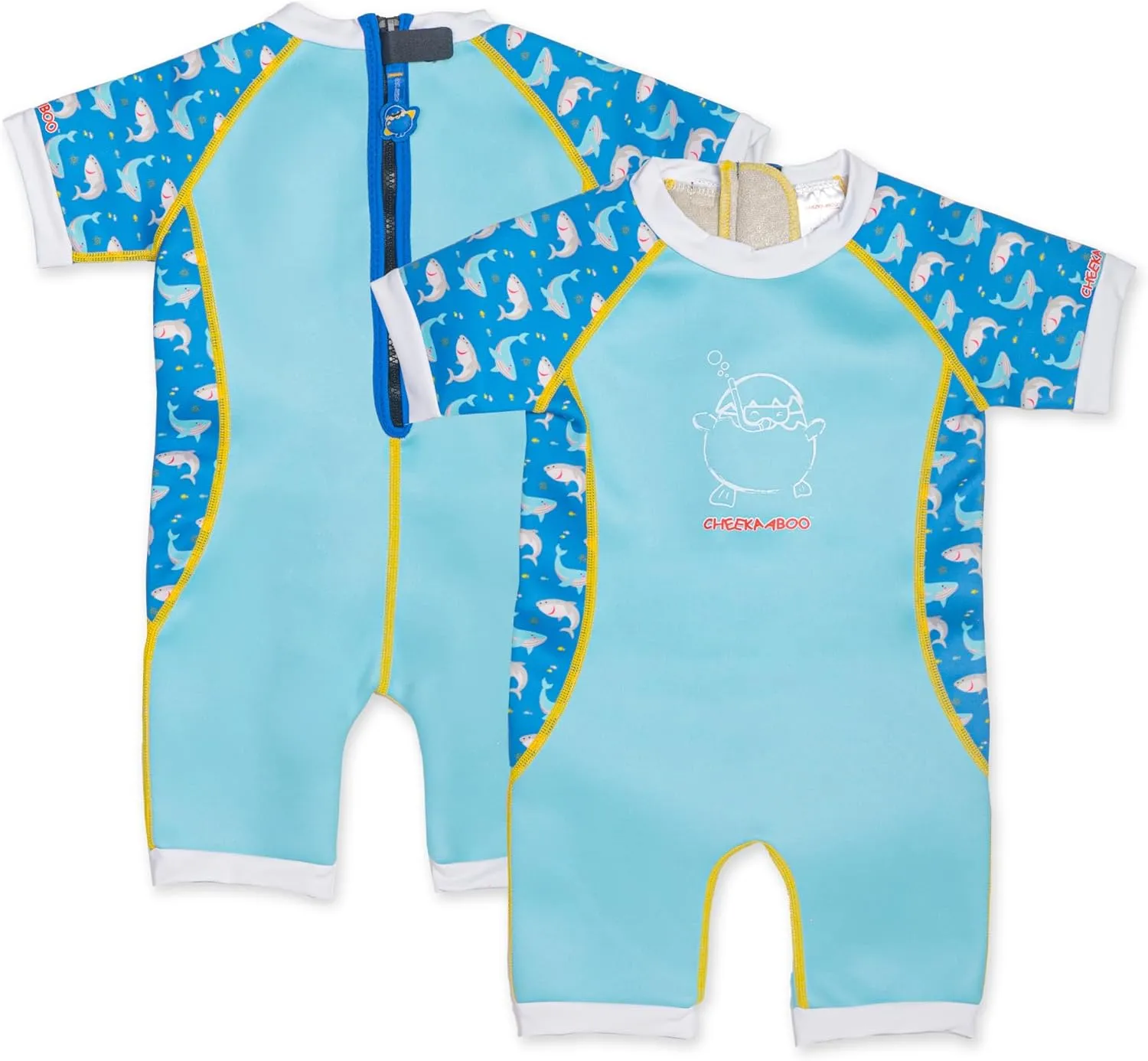 Warmiebabes Baby and Toddler Swimsuit, Thermal Baby Swimsuit Made with UPF50  Neoprene, Quick-Dry Wetsuit