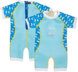 Warmiebabes Baby and Toddler Swimsuit, Thermal Baby Swimsuit Made with UPF50  Neoprene, Quick-Dry Wetsuit