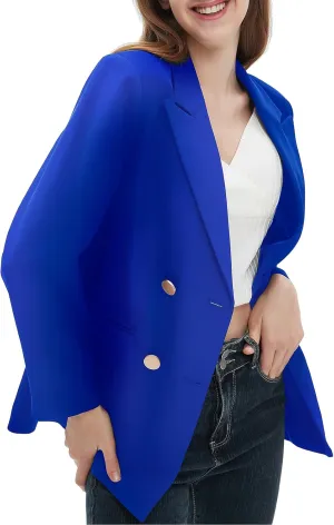 Women's Blazers & Suit Jackets Spring Casual Blazer Open Front Long Sleeve with Pockets Business Work Office 2025