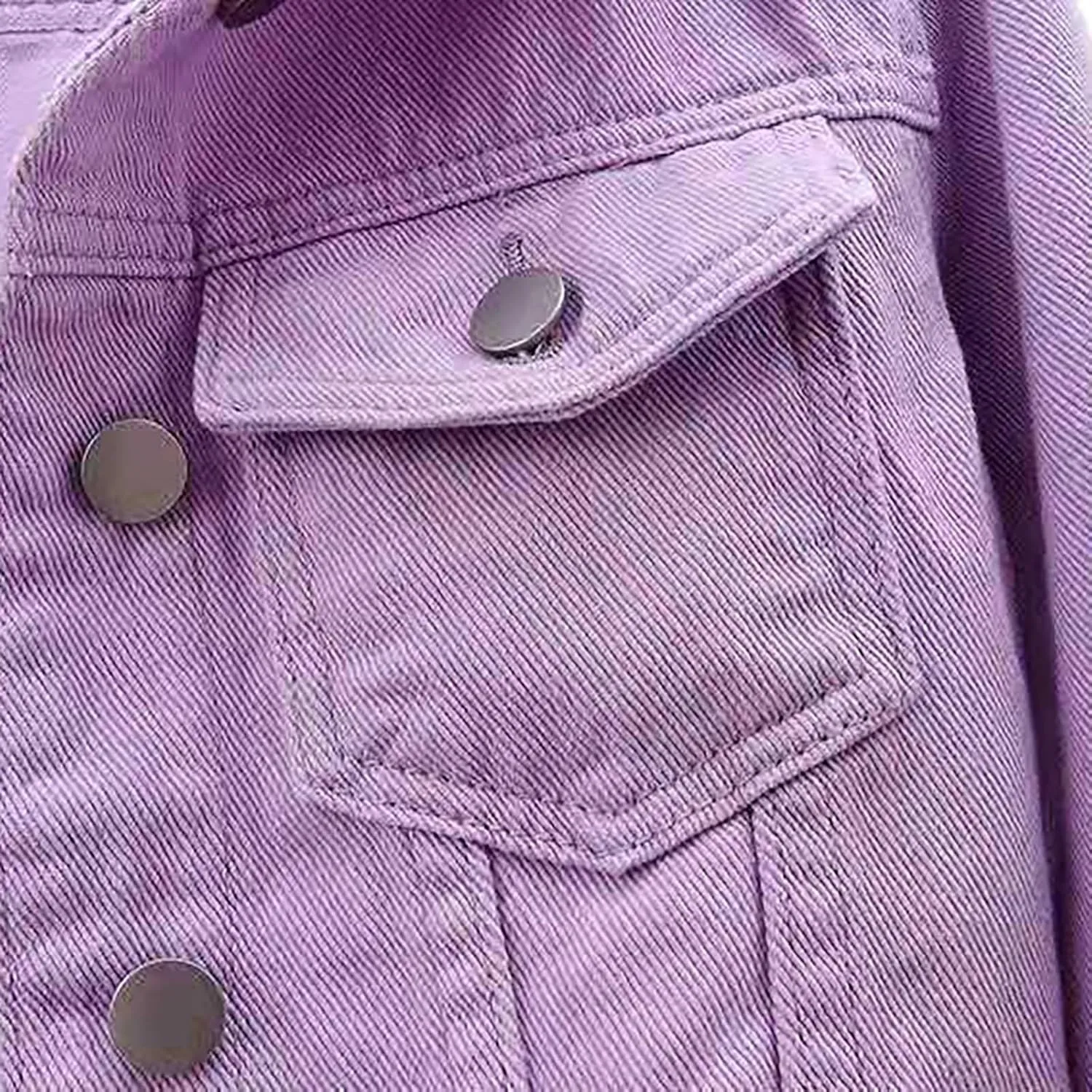 Womens Cropped Denim Jacket 3/4 Sleeve Plus Size Jean Jacket Lightweight Retro Coats